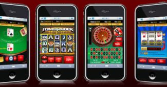 illustration jeux de casino sur mobile navigateur ou apps