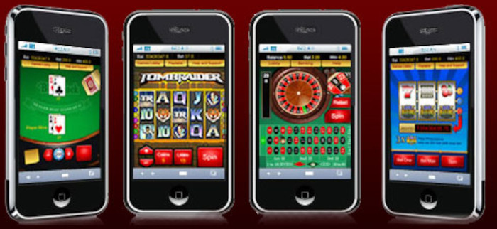 illustration jeux de casino sur mobile navigateur ou apps